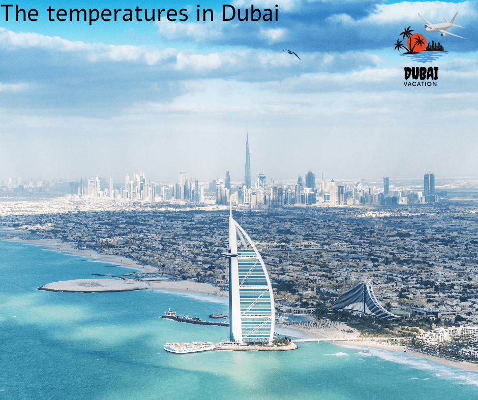 The temperatures in Dubai